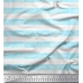 thumbnail image 1 of Soimoi Blue Rayon Crepe Fabric Watercolor Stripe Print Fabric by the Yard 46 Inch Wide, 1 of 3