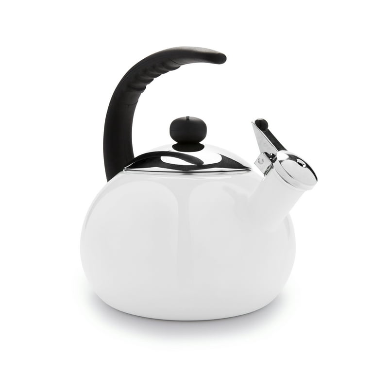 Farberware Luna 2.5-Quart Tea Kettle in White