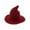 Red, variant on Clearance! Baberdicy Women Witch Hat Foldable Costume Sharp Large Brim Crochet Warm Winter Cap Black