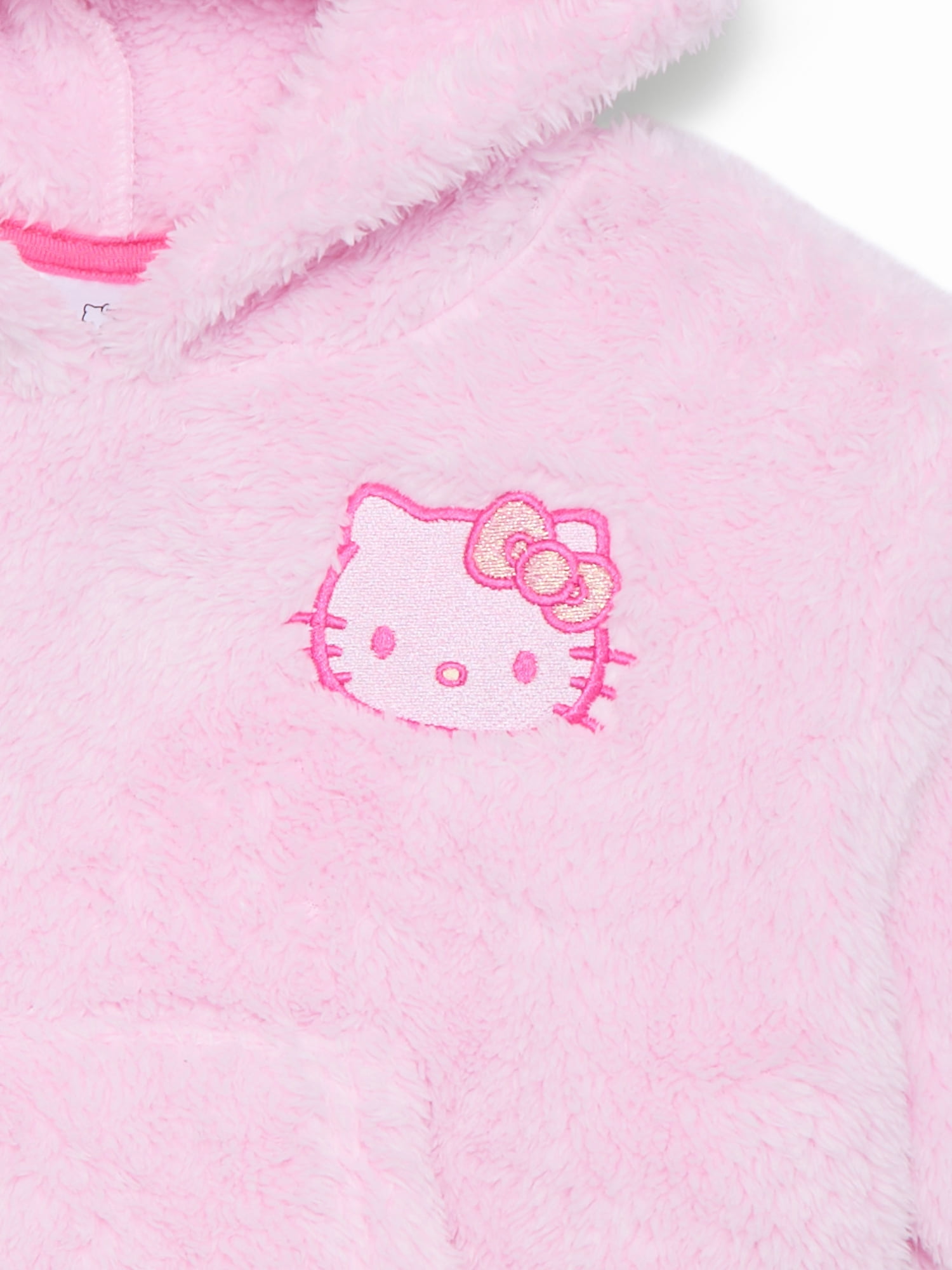 Hello Kitty Toddler Girls Plush Cosplay Hoodie, Sizes 12M-5T
