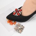 thumbnail image 2 of Zapatos de diamantes de metal, zapatos de boda con flores, tacones altos, hebilla de zapato, material de zapato, accesorios, joyería, accesorios de zapato extraíbles, 2 of 6
