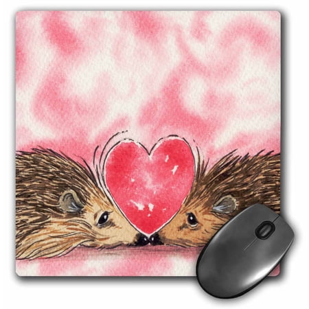 3dRose  Two Cute Hedgehogs in Love with Big Red Heart  MousePad price history on PriceWatchPro