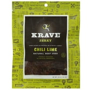 Krave Chili Lime Jerky, 3.25 Oz, (pack O