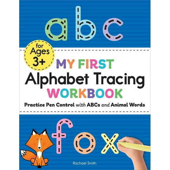 My First Preschool Skills Workbooks My First Alphabet Tracing Workbook: Practice Pen Control with ABCs and Animal Words, (Paperback)