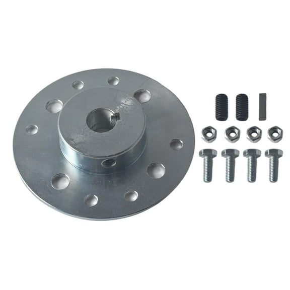 JRL Rear Steel Sprocket Drum Brake Hub Adapter 5/8" Bore 3/16" Keyway for Mini Bike 212cc 196cc 6.5hp Dune Buggies Drift Trike Heavy Duty Go Kart Cart Parts Racing with Hardware Kit