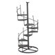 thumbnail image 4 of Estante decorativo para plantas de estilo europeo, multifuncional, de hierro forjado, fácil de instalar para balcón y sala de estar., 4 of 14