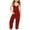 Red, variant on Odeerbi 5-14 Years Kids Girls Summer Jumpsuit Gradient Camisole Romper Casual Overalls Bib Overall Pantss with Pockets