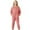 Pink, variant on REDARER Warm and Cozy Lined Romper Jumpsuit for Boys Girls Soft Outfit with Grip Soles for Indoor Outdoor Comfort and Easy Dressing,Size:4-5 Years