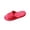 Red, variant on Fengactive Womens Mens Open Toe House Slippers Textured Footbed Anti Skid Water Resistant Breathable Shower Slides L