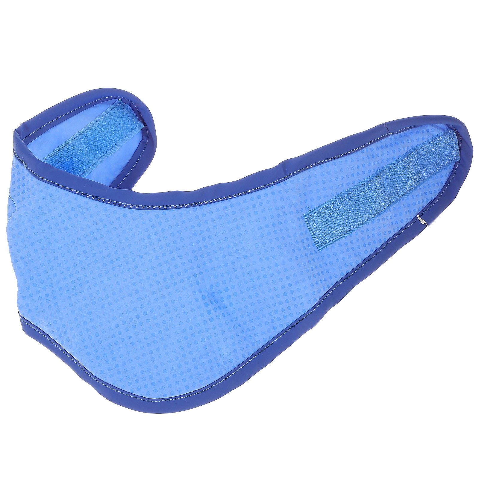 WHAMVOX Blue Cooling Dog Scarf Breathable Summer Pet Neck Wrap Adjustable Comfortable