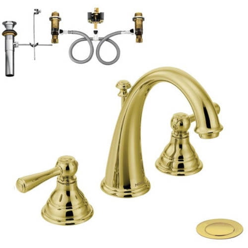 Moen Klki-d-t6125p Kingsley Two-Handle High-Arc Lavatory Faucet, Available in Various Colors