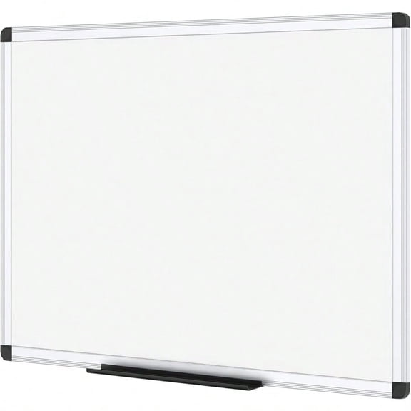 VIZPRO Magnetic Whiteboard Dry Erase Board 48 X 36 Inches Silver Aluminium Frame