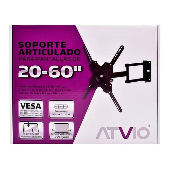 Soporte Articulado Atvio Para Pantallas de 20-60 Pulgadas