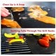 thumbnail image 3 of 2 almohadillas resistentes al calor para bandeja de horno, parrilla de carbón, alfombrilla antiadherente para cocinar, almohadilla portátil para barbacoa al aire libre, 3 of 6