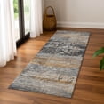 thumbnail image 6 of Addison Rugs Mayfield Premium Machine Washable Transitional Abstract Gray Runner Rug, 2'3" x 7'6", 6 of 6