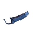 thumbnail image 4 of 2 Vent Rear Bumper Diffuser Lip Fits 13-14 Ford Mustang Shelby GT500 Matte Black, 4 of 8