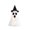 A, variant on Halloween Spooky Ghosts ,Scary Cute Ghost for Halloween Decoration Indoor Party Home Table Room Kitchen Fireplace Decor,White,Bow Style.