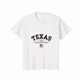 thumbnail image 1 of Camiseta de manga corta para hombre con estampado de Texas, color azul marino, cómoda camiseta de algodón para verano, estilo informal, holgado, color azul marino -1, 1 of 6