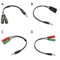 thumbnail image 6 of Headset Adapter Microphone and Headphone Splitter - 3.5mm Male Aux to 3.5mm Female Audio Cable & Mic Combo Jack, 6 of 6