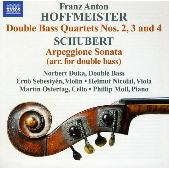 Norbert Duka - Double Bass Quartets 2-4 / Arpeggione Sonata - Music & Performance - CD