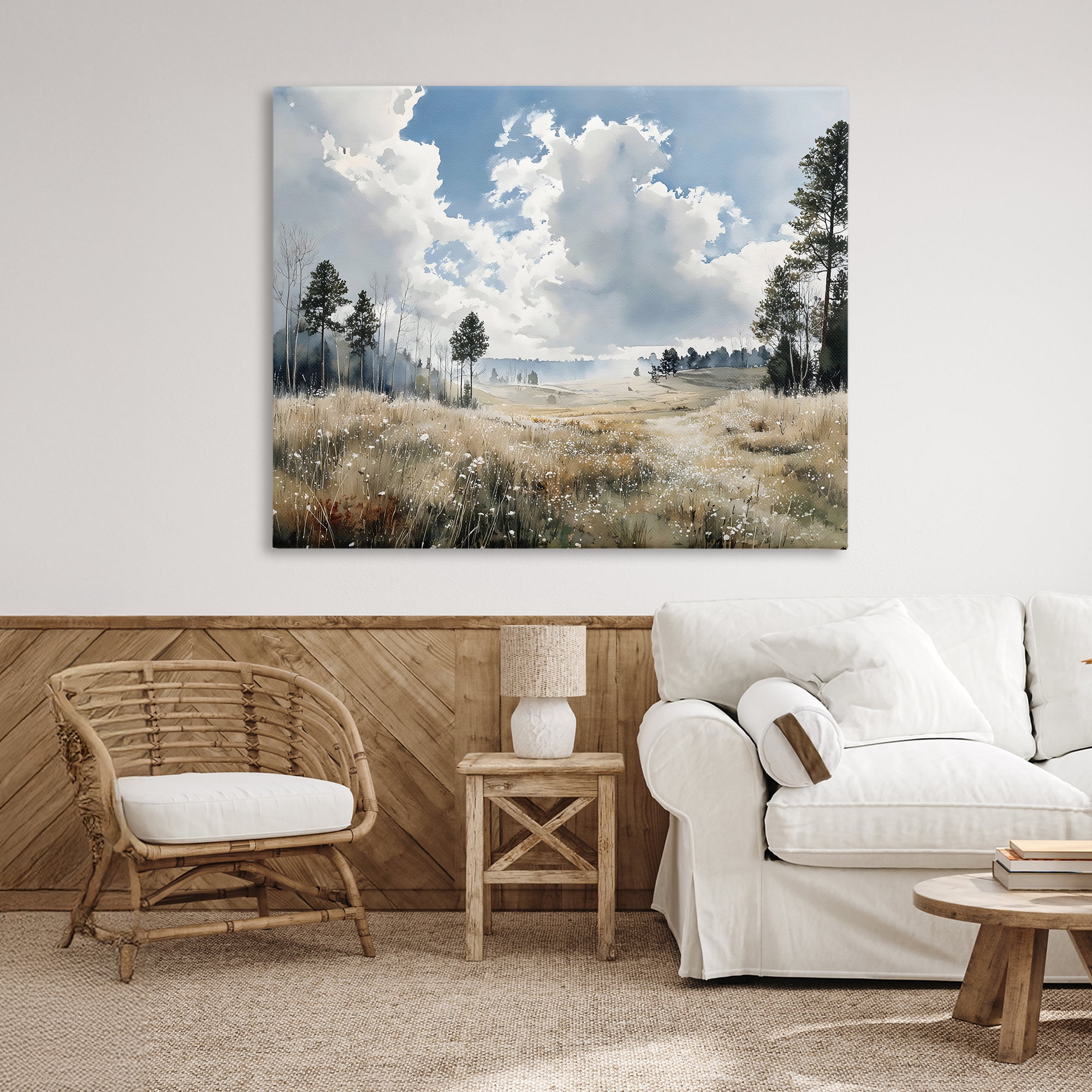 Stupell Industries Blue Kissed Landscape Canvas Wall Art, design by Franklyn Gregory