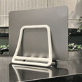 thumbnail image 6 of Adjustable Vertical Laptop Stand - Notebook & Tablet Holder Vertical Storage Rack Black, 6 of 10
