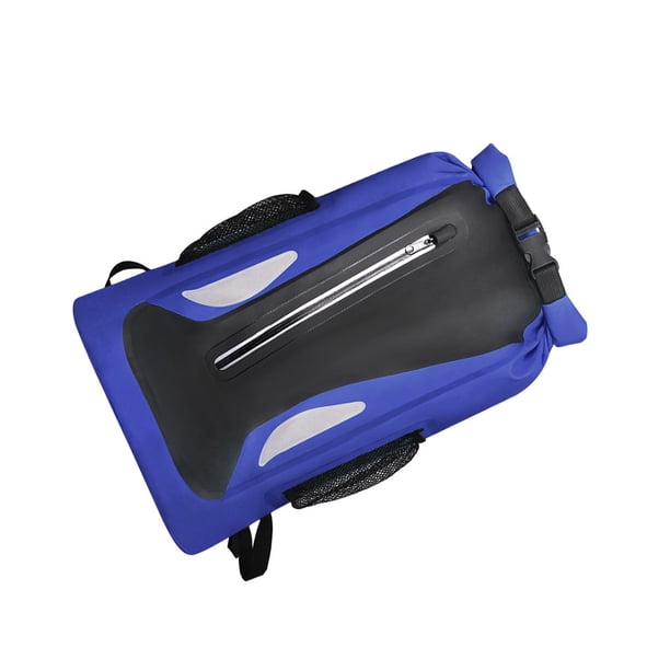 Soidarity Mochilas impermeables Mochila usable Gran capacidad Multifuncional Bolsa de aplicación amplia Camping al aire libre Hogar Mochilas de mochilero Azul oscuro