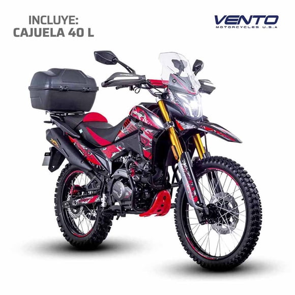 Motocicleta Doble Propósito Vento Crossmax 330 Rally TRX Negro 2026