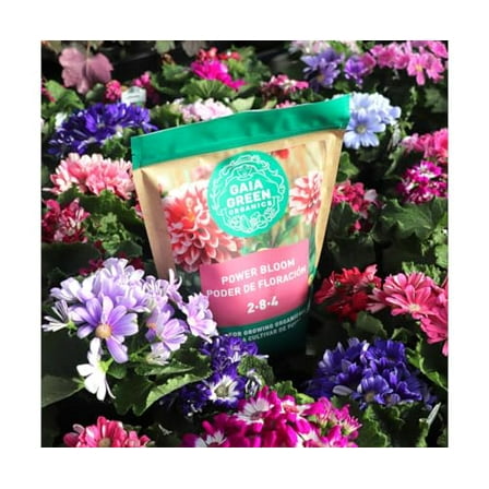 Gaia Green 2-8-4 Power Bloom 2kg - Great for Bigger Flowers, More Tomatoes, and Healthier Plants