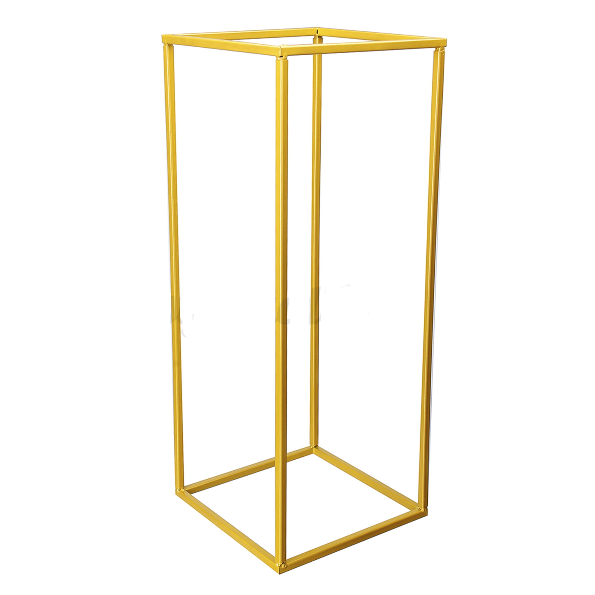 SHCKE Metal Flower Floor Vase Stand Column Flower Stand Geometric