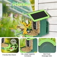 thumbnail image 2 of BN-LINK Bird Feeder with Camera,Smart Bird Feeder, 2K HD AI Identify Birds Species, Outdoor Bird Feeder with 3W Solar Panel, 1.5L Capacity,Green, 2 of 6