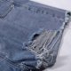 thumbnail image 5 of WILLBEST Pantalones Mujer Pantalones Cortos Vaqueros Rotos para Mujer, de Cintura Alta, Informales, Desgastados, Cómodos, de Moda Urbana, Fáciles de Limpiar, Versátiles, para Uso Diario. Extra Grande, 5 of 8