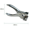 thumbnail image 2 of T Shape Hole Punch Butterfly Shape Hanging Holes Punches Manual PVC Card Punch and ID Card Slot Hole Punch, 2 of 6