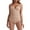 Khaki, variant on Fesfesfes Women's Solid Color Bodysuit Chest Cushion Skinny Out Bra Underwear Shapewear Clothes Sale