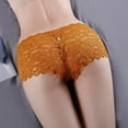 thumbnail image 5 of Ankola Sexy High Waist Lace Boyshorts Underwear for Women Sheer Mesh Panties Hollow Out Valentines Sexy Nightwear, 5 of 5