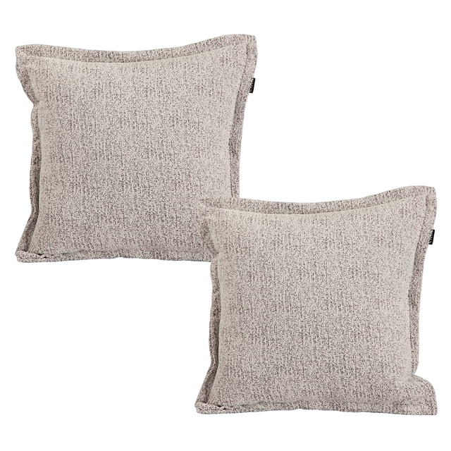 Cojin Decorativo Cuadrado Set de 2 Peco Blanco-Negro