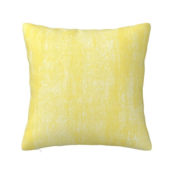 ZICANCN Yellow Wood Texture Decorative Throw Pillow Covers, Bed Couch Sofa Decorative Knit Pillow Covers for Living Room Farmhouse, 24"x24"