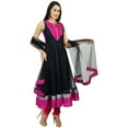 thumbnail image 6 of Atasi Womens Readymade Black Anarkali Suit With Dupatta Salwaar Kameez, 6 of 8