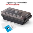 thumbnail image 4 of JIELISI Name Card Box Business Card Holder For Desk With Dividers And Index Tabs For Men And Wowen(500 Cards Capacity), 4 of 7