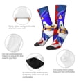 thumbnail image 6 of Lsque Mario Printed Men's Crew Socks, Soft Durable Breathable Moisture-Wicking with Odor Control Cotton socks, 6 of 7