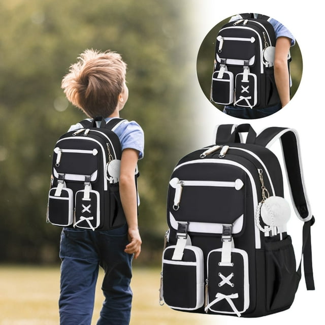 & Craft Stationery Stylish High Capacity Backpack For Girls Casual Shoulder Bag With Multiple Compartments For School And Daily Use