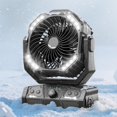 thumbnail image 1 of Ventilador portátil recargable Koonie de 8 pulgadas con 27 horas de trabajo, 1 of 9