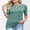 03-Gray Green, variant on ANRABESS Womens Half Sleeve Tops Crewneck Shirts Basic Fit Tee Trendy 2026 Spring Summer Business Casual T-Shirts White L