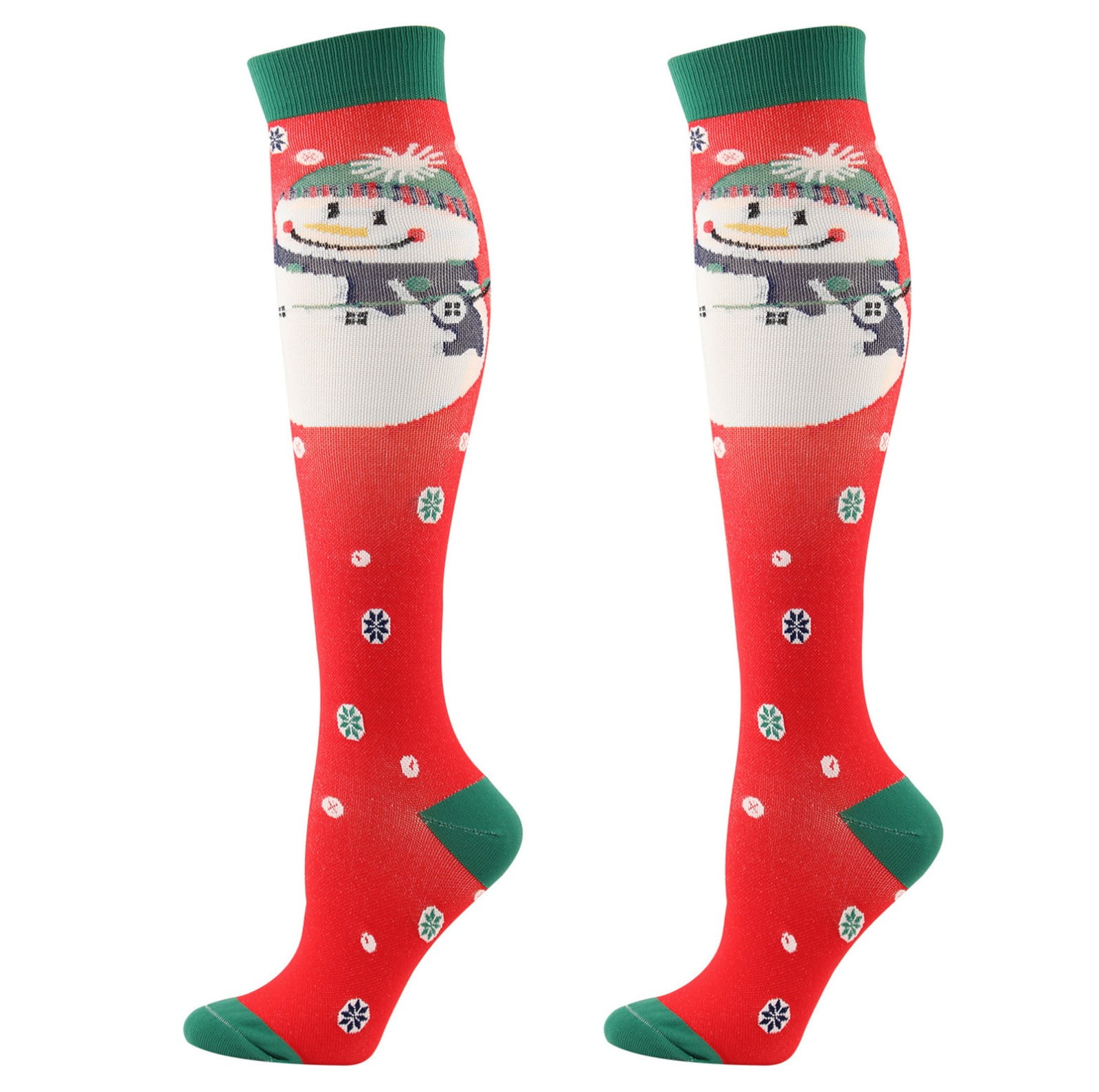 EGNMCR Compression Socks Unisex Adults Women Cartoon Christmas Print 3D ...