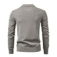 thumbnail image 5 of Kalauyu Mens Knit Sweaters Long Sleeve Vintage Golf Casual Dress Pullover Old Money Tops, 5 of 9