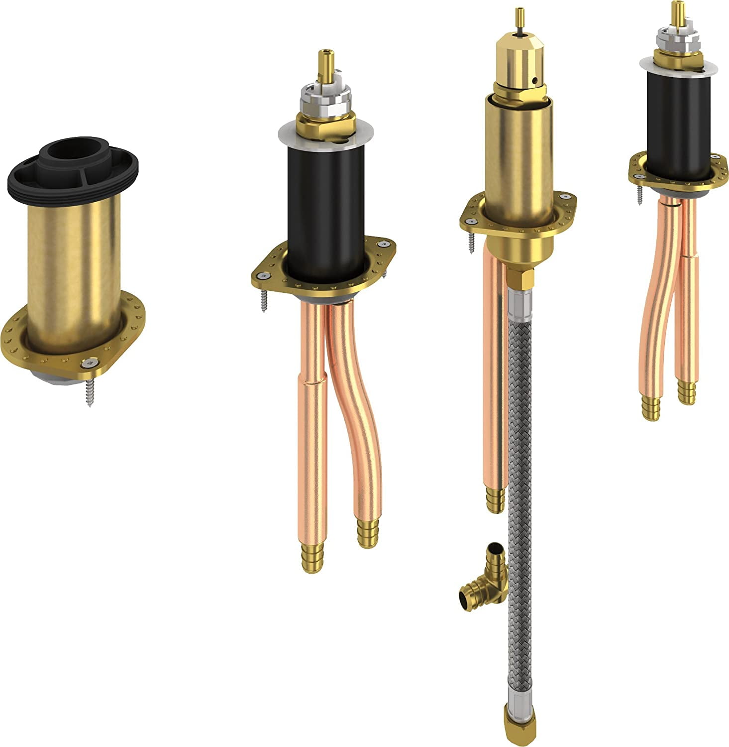 Delta R4707PX Flexible Roman Tub with Hand Shower Rough 2.75 x 6.88 x