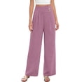 thumbnail image 3 of Rvasteizo Women Solid Straight Full Length Pants, 3 of 5
