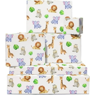 Giraffe Baby Shower Gift Wrap Wrapping Paper 15ft Roll 