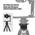 thumbnail image 4 of SUNWAYFOTO LB-75R 360 Panoramic Leveling Base Tripod Head 33 lbs (15kg) Load Capacity, 4 of 9