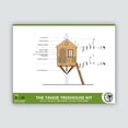 thumbnail image 4 of THE TAHOE © : Wraparound 2 Tree Rectangular Treehouse Plan, 4 of 9